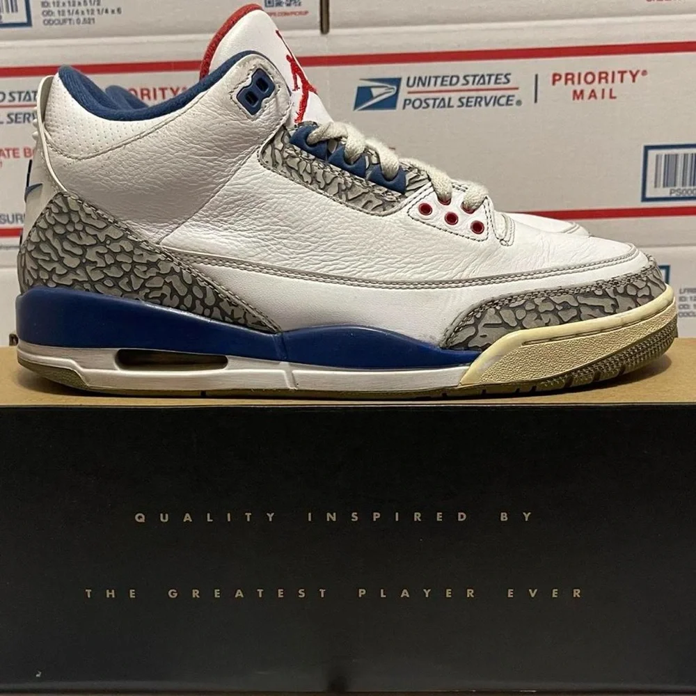 Nike Air Jordan 3 Retro “True Blue” 2016 sneaker shoes hype streetwear fashion